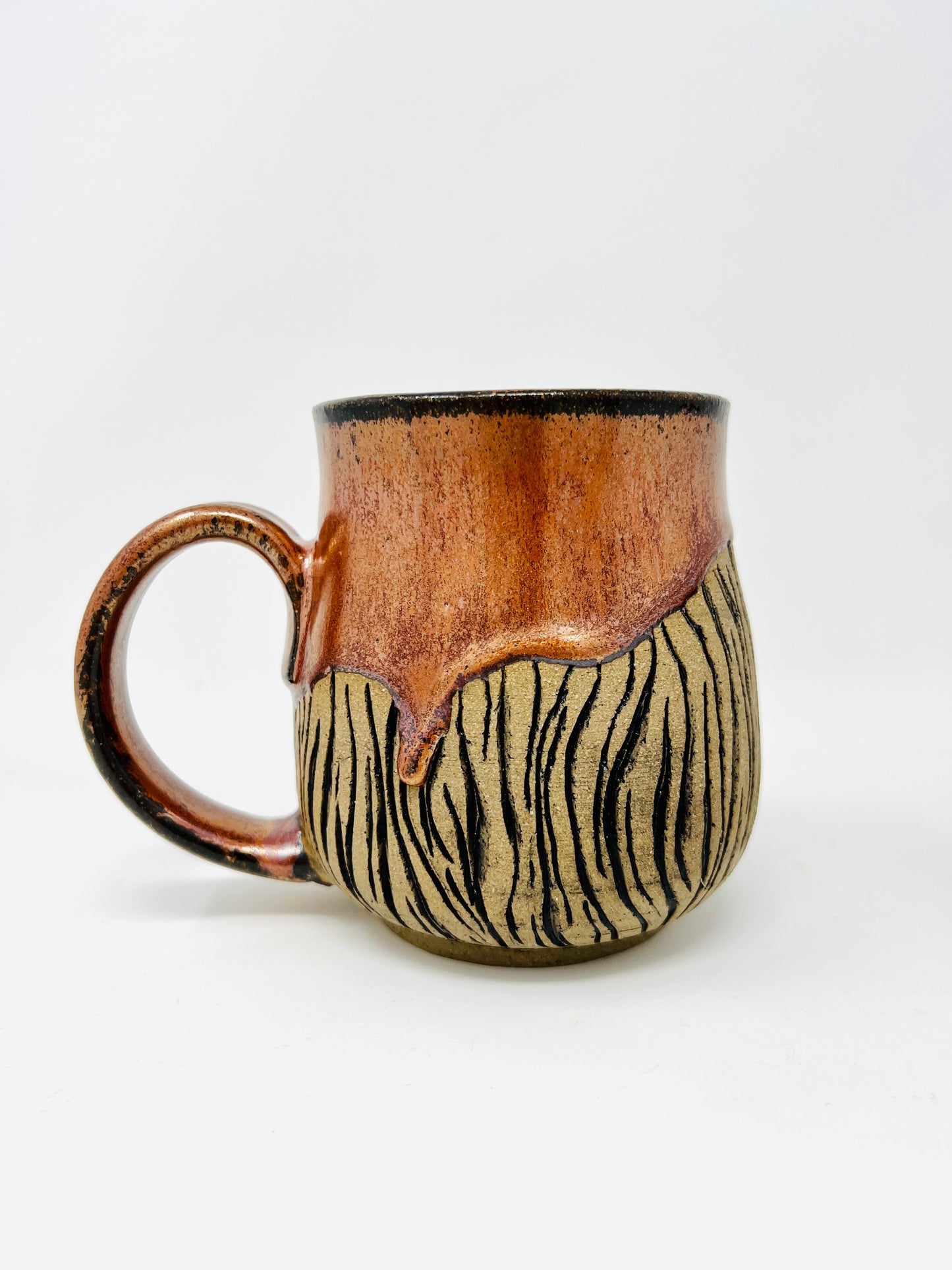 Copper & Wood Grain Mug 1